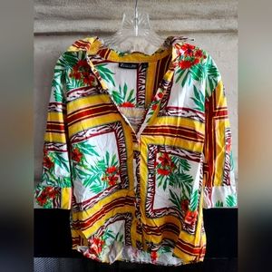 7th Avenue button down top, size XL